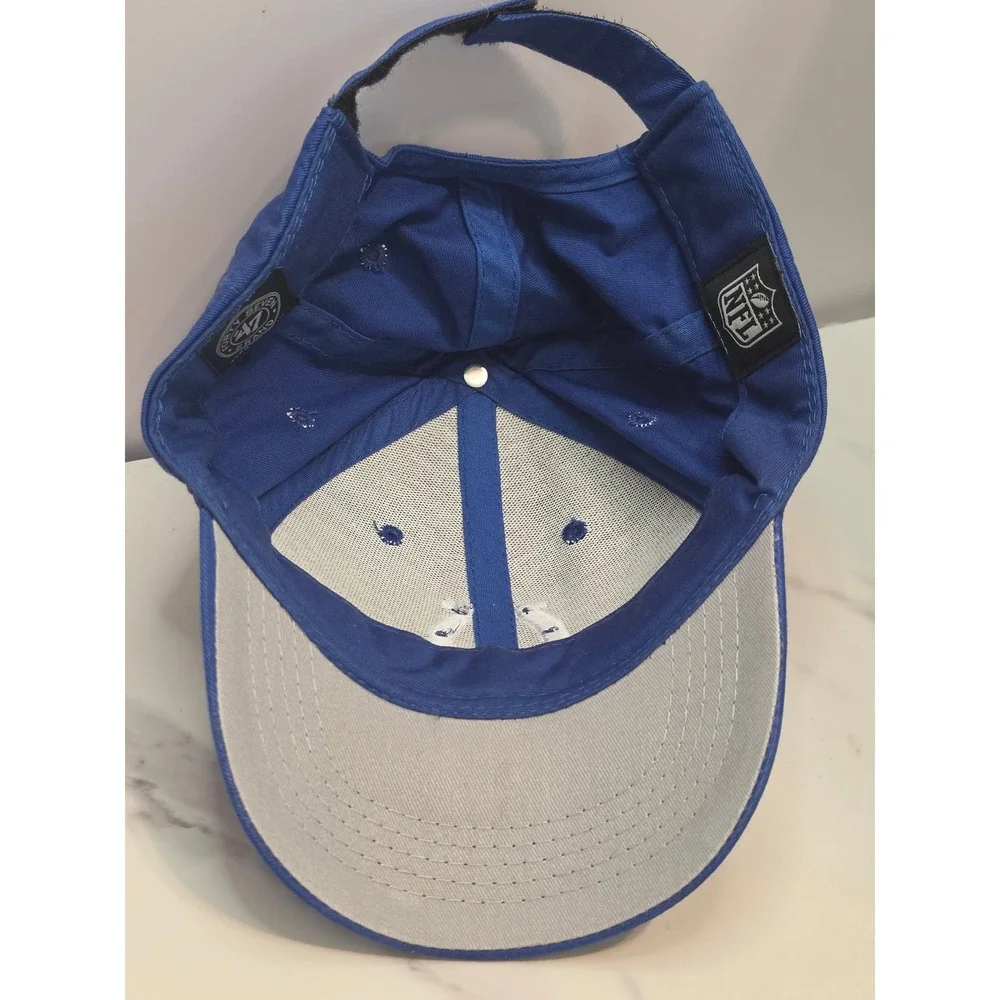 Indianapolis Colts Hat 47 Brand Blue NFL Horseshoe Logo Adjustable Toddler Cap